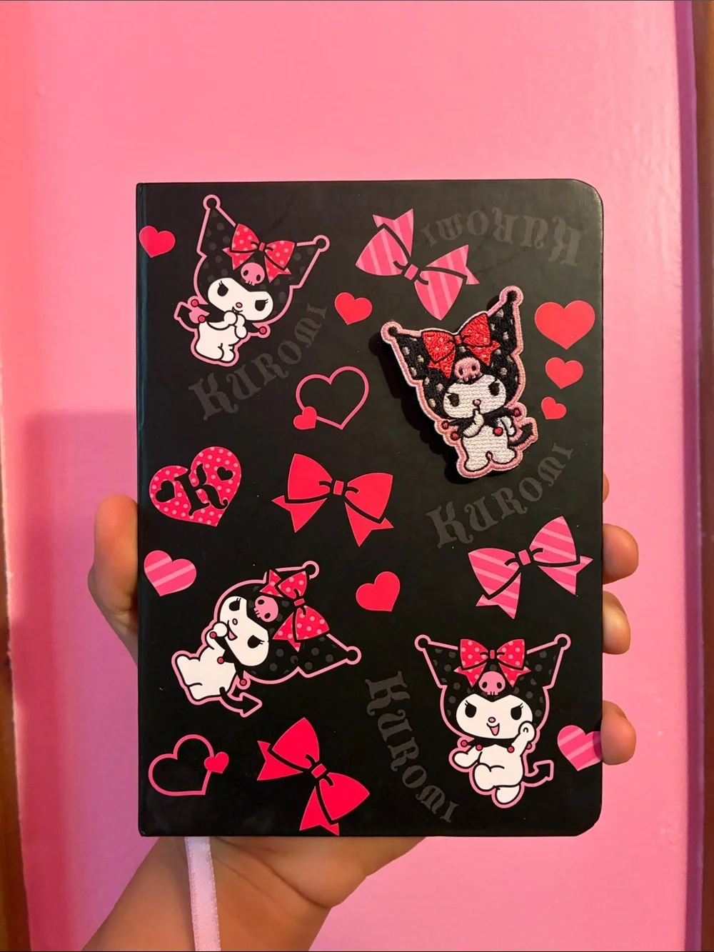 NEW Kuromi Black Pink Character NotebooK Journal